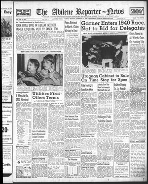 Primary view of object titled 'The Abilene Reporter-News (Abilene, Tex.), Vol. 59, No. 200, Ed. 1 Sunday, December 17, 1939'.