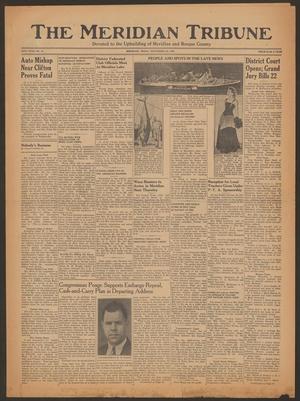 Primary view of object titled 'The Meridian Tribune (Meridian, Tex.), Vol. 46, No. 18, Ed. 1 Friday, September 22, 1939'.