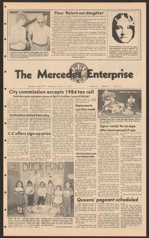 Primary view of object titled 'The Mercedes Enterprise (Mercedes, Tex.), Vol. 72, No. 42, Ed. 1 Wednesday, October 17, 1984'.