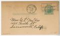 Thumbnail image of item number 2 in: '[Postal Card from E. Ansel Bailey to Cecelia McKie - May 22, 1943]'.