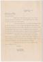 Letter: [Letter from R. F. Begole to Cecelia McKie - May 7, 1943]