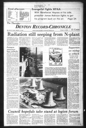 Primary view of object titled 'Denton Record-Chronicle (Denton, Tex.), Vol. 76, No. 205, Ed. 1 Thursday, March 29, 1979'.