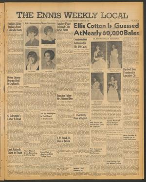 The Ennis Weekly Local (Ennis, Tex.), Vol. 40, No. 43, Ed. 1 Thursday, October 28, 1965