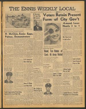 The Ennis Weekly Local (Ennis, Tex.), Vol. 40, No. 45, Ed. 1 Thursday, November 11, 1965