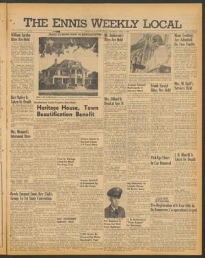 The Ennis Weekly Local (Ennis, Tex.), Vol. 41, No. 16, Ed. 1 Thursday, April 21, 1966