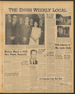 Primary view of object titled 'The Ennis Weekly Local (Ennis, Tex.), Vol. 44, No. 4, Ed. 1 Thursday, January 23, 1969'.