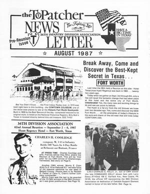 The T-Patcher News Letter, August 1987