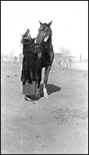 [Kay Shuey Palm and a horse]