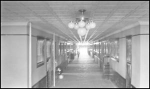 Primary view of object titled '[Corridor in the West Texas State Normal College building]'.