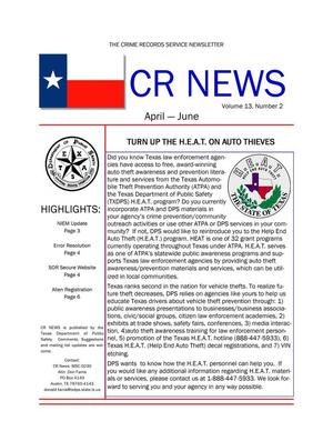 CR News, Volume 13, Number 2, April-June 2007