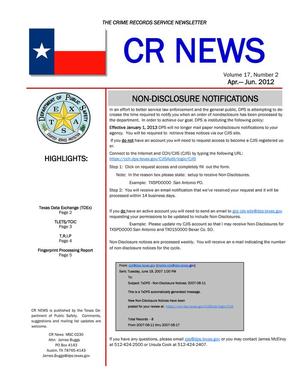 CR News, Volume 17, Number 2, April-June 2012