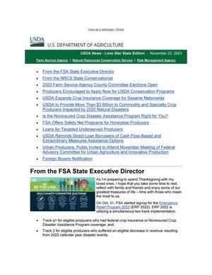 FSA News - Lone Star State Edition: November 2023