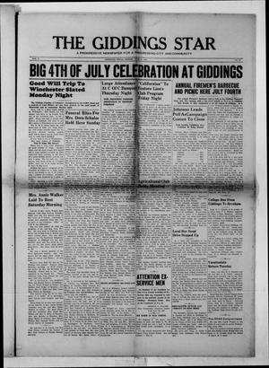 The Giddings Star (Giddings, Tex.), Vol. 2, No. 13, Ed. 1 Friday, June 27, 1941