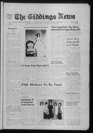 The Giddings News (Giddings, Tex.), Vol. 74, No. 17, Ed. 1 Thursday, March 28, 1963