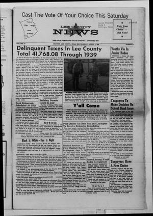 Primary view of object titled 'Lee County News (Giddings, Tex.), Vol. 77, No. 34, Ed. 1 Thursday, August 4, 1966'.