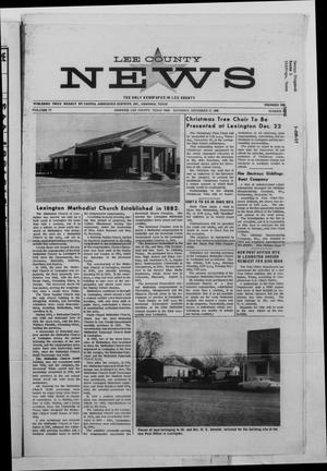 Lee County News (Giddings, Tex.), Vol. 77, No. 62, Ed. 1 Saturday, December 17, 1966