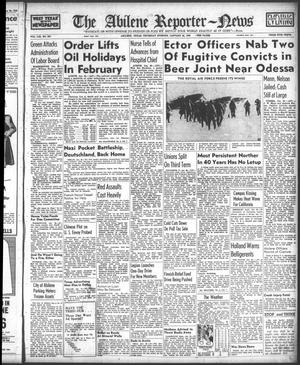 Primary view of object titled 'The Abilene Reporter-News (Abilene, Tex.), Vol. 59, No. 237, Ed. 2 Thursday, January 25, 1940'.