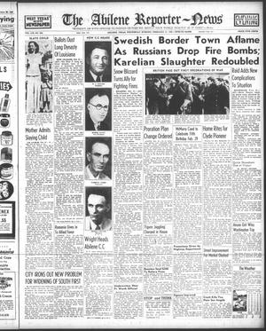 Primary view of object titled 'The Abilene Reporter-News (Abilene, Tex.), Vol. 59, No. 264, Ed. 2 Wednesday, February 21, 1940'.
