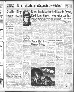 The Abilene Reporter-News (Abilene, Tex.), Vol. 60, No. 280, Ed. 2 Saturday, March 15, 1941