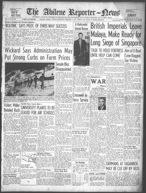Primary view of object titled 'The Abilene Reporter-News (Abilene, Tex.), Vol. 61, No. 226, Ed. 1 Sunday, February 1, 1942'.