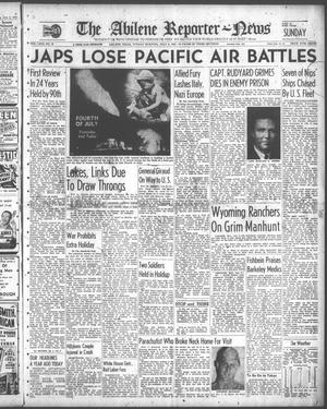 The Abilene Reporter-News (Abilene, Tex.), Vol. 63, No. 18, Ed. 1 Sunday, July 4, 1943