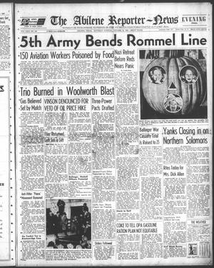 The Abilene Reporter-News (Abilene, Tex.), Vol. 63, No. 136, Ed. 2 Saturday, October 30, 1943