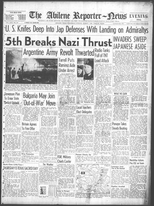 The Abilene Reporter-News (Abilene, Tex.), Vol. 63, No. 258, Ed. 2 Wednesday, March 1, 1944