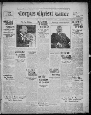 Primary view of object titled 'Corpus Christi Caller (Corpus Christi, Tex.), Vol. 22, No. 312, Ed. 1, Saturday, January 8, 1921'.