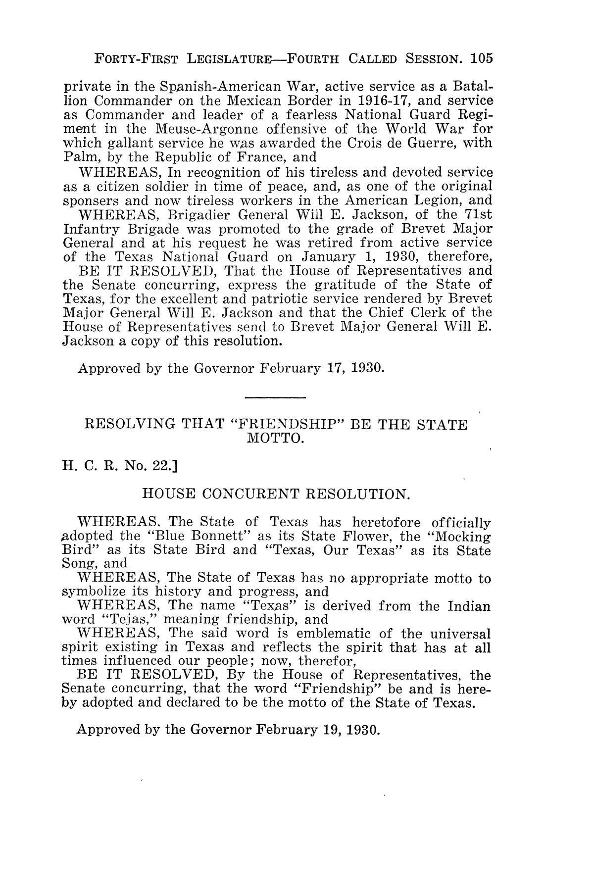 The Laws of Texas, 1929-1931 [Volume 27]
                                                
                                                    [Sequence #]: 117 of 1943
                                                
