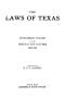 Book: The Laws of Texas, 1929-1931 [Volume 27]