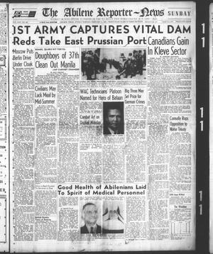 Primary view of object titled 'The Abilene Reporter-News (Abilene, Tex.), Vol. 64, No. 232, Ed. 1 Sunday, February 11, 1945'.