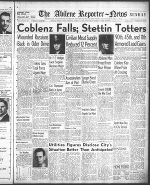 The Abilene Reporter-News (Abilene, Tex.), Vol. 64, No. 267, Ed. 1 Sunday, March 18, 1945