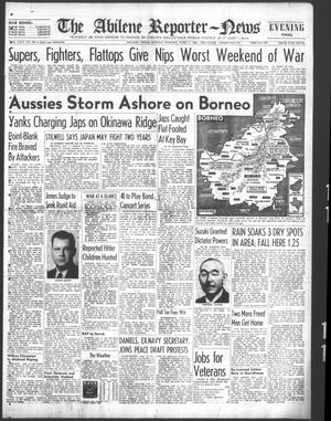 Primary view of object titled 'The Abilene Reporter-News (Abilene, Tex.), Vol. 64, No. 350, Ed. 2 Monday, June 11, 1945'.
