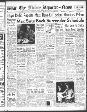 The Abilene Reporter-News (Abilene, Tex.), Vol. 65, No. 68, Ed. 2 Saturday, August 25, 1945