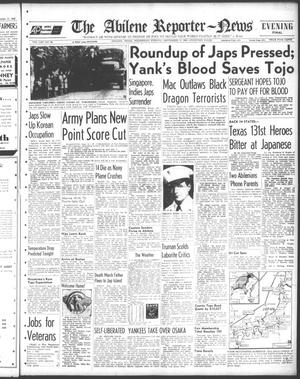 Primary view of object titled 'The Abilene Reporter-News (Abilene, Tex.), Vol. 65, No. 84, Ed. 2 Wednesday, September 12, 1945'.