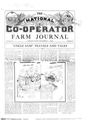Primary view of object titled 'The National Co-operator and Farm Journal (Dallas, Tex.), Vol. 27, No. 9, Ed. 1 Wednesday, December 5, 1906'.