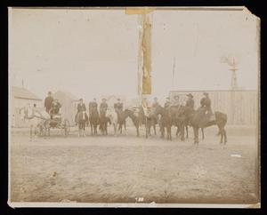 Primary view of object titled '[Group of Cowboys]'.