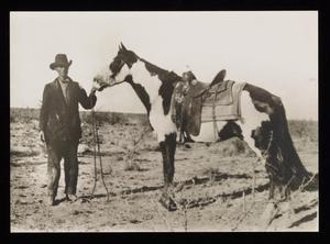 Primary view of object titled '[W. L. Bryant with Buck]'.