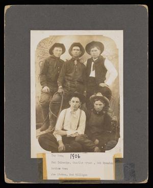 [Portrait of Five Cowboys]
