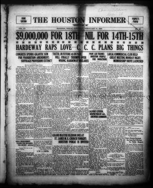 The Houston Informer (Houston, Tex.), Vol. 4, No. 39, Ed. 1 Saturday, February 17, 1923