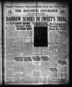 The Houston Informer (Houston, Tex.), Vol. 7, No. 27, Ed. 1 Saturday, November 21, 1925