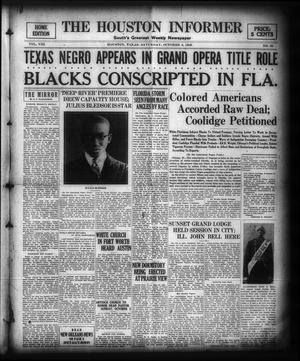 The Houston Informer (Houston, Tex.), Vol. 8, No. 20, Ed. 1 Saturday, October 2, 1926