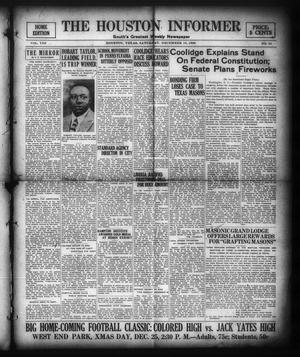 The Houston Informer (Houston, Tex.), Vol. 8, No. 31, Ed. 1 Saturday, December 18, 1926