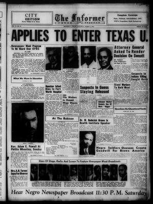 The Informer and Texas Freeman (Houston, Tex.), Vol. 52, No. 10, Ed. 1 Saturday, March 2, 1946