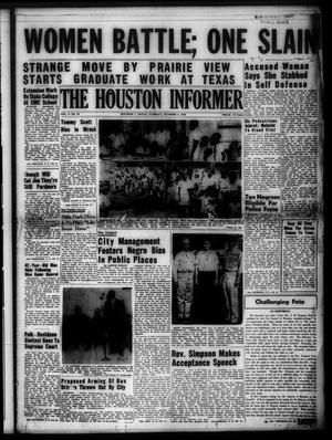 The Houston Informer (Houston, Tex.), Vol. 1, No. 24, Ed. 1 Tuesday, October 8, 1946