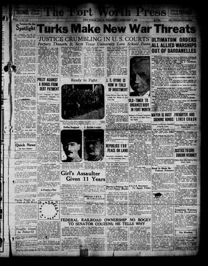 The Fort Worth Press (Fort Worth, Tex.), Vol. 2, No. 110, Ed. 1 Wednesday, February 7, 1923