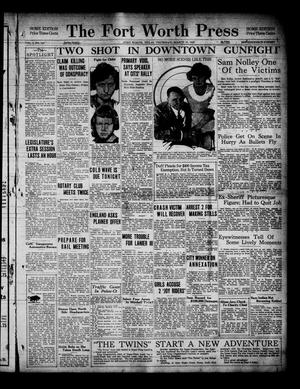 The Fort Worth Press (Fort Worth, Tex.), Vol. 2, No. 141, Ed. 1 Thursday, March 15, 1923