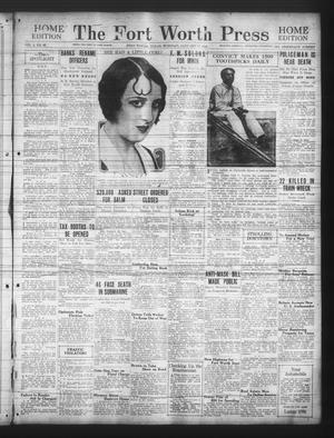 The Fort Worth Press (Fort Worth, Tex.), Vol. 4, No. 88, Ed. 1 Tuesday, January 13, 1925