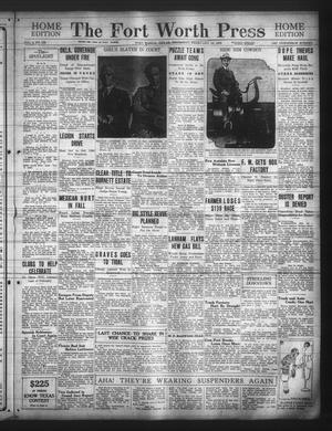 The Fort Worth Press (Fort Worth, Tex.), Vol. 4, No. 120, Ed. 1 Thursday, February 19, 1925