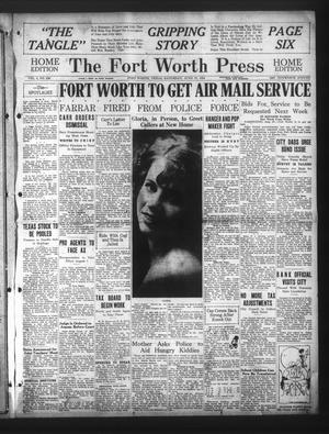 The Fort Worth Press (Fort Worth, Tex.), Vol. 4, No. 230, Ed. 1 Saturday, June 27, 1925